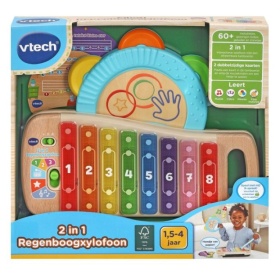 Vergroot Vtech Baby 2 in 1 Regenboogxylofoon Vtech Baby 2 in 1 Regenboogxylofoon