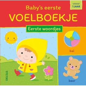Baby's Eerste Voelboekje - Eerste Woordjes (1 jaar)