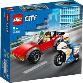 Vergroot 60392 Lego City Achtervolging Auto Op Politiemotor 60392 Lego City Achtervolging Auto Op Politiemotor