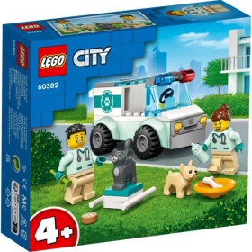 60382 Lego City Dierenarts Reddingswagen