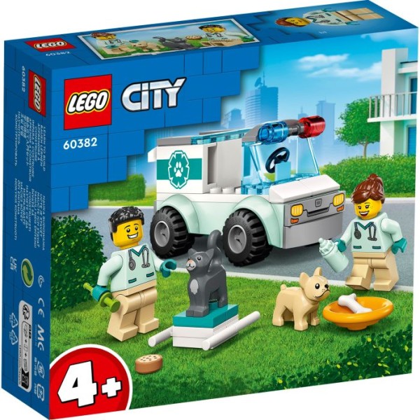 60382 Lego City Dierenarts Reddingswagen