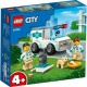 60382 Lego City Dierenarts Reddingswagen