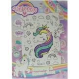 Kleur En Stickerboek Unicorn
