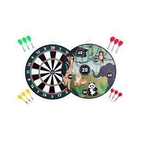 Magnetisch dartbord kids dier 2 zijdig