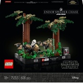 75353 LEGO Star Wars Endor Speederachtervolging Diorama