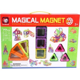 Vergroot Magnetische Tegels Diverse Vormen 77 Delig 5,5 Cm Magnetische Tegels Diverse Vormen 77 Delig 5,5 Cm