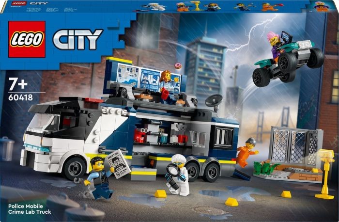 60418 Lego City Politielaboratorium In Truck