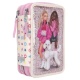 Topmodel 3-vaks etui bling bling