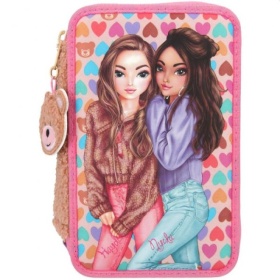 Vergroot Topmodel 3-vaks etui teddy cool Topmodel 3-vaks etui teddy cool