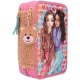 Topmodel 3-vaks etui teddy cool