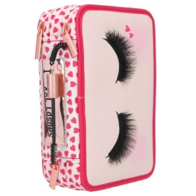 Topmodel 3-Vaks Etui Beauty Girl