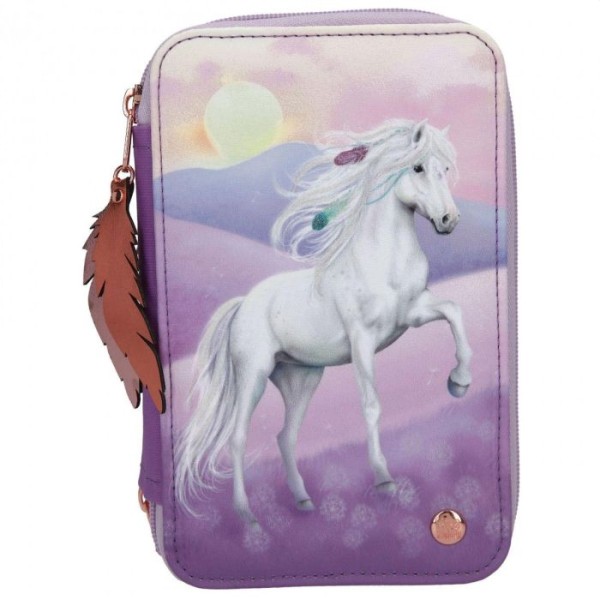 Miss Melody 3-vaks etui VIOLET DREAMS