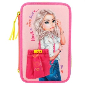 Vergroot Topmodel 3-Vaks Etui Met Applicatie Vakje Topmodel 3-Vaks Etui Met Applicatie Vakje