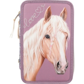 Vergroot Miss Melody 3-Vaks Etui Flowerfield Miss Melody 3-Vaks Etui Flowerfield