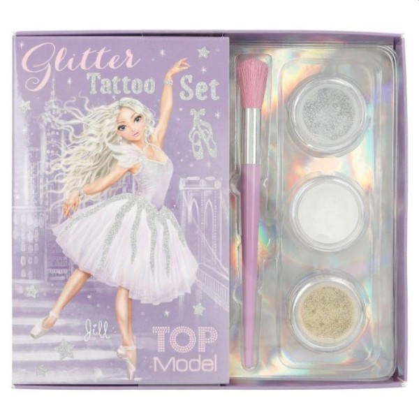 Topmodel Glitter Tatoeages Ballet
