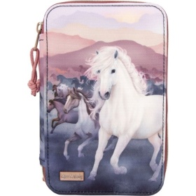Vergroot Miss Melody 3-Vaks Etui Night Horses Miss Melody 3-Vaks Etui Night Horses