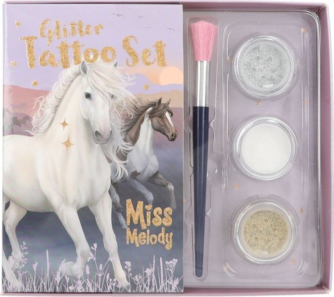 Miss Melody Glitter Tattoos Night Horses
