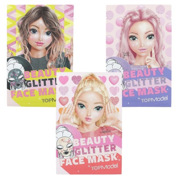 Depesche - TOPModel sheetmasker glitter - BEAUTY and ME - 1 stuk