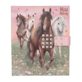 Vergroot Miss Melody Dagboek Met Code En Geluid, Motief 1 Miss Melody Dagboek Met Code En Geluid, Motief 1