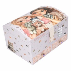 Topmodel Grote Sieradendoos Met Code En Geluid Cat Love
