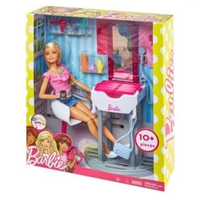Vergroot Barbie Room And Doll Barbie Room And Doll