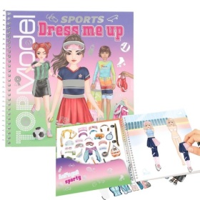 Vergroot Topmodel Dress Me Up Stickerbook Sports Topmodel Dress Me Up Stickerbook Sports