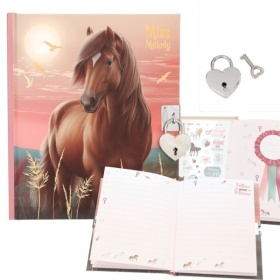 Vergroot Miss Melody Dagboek Met Stickers, Motief 2 Miss Melody Dagboek Met Stickers, Motief 2