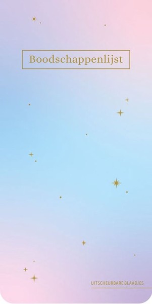 Boodschappenlijst - Pastel Galaxy