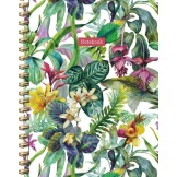 Tropical Notebook Spiraalboek (Lijnen)