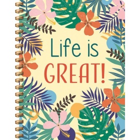 Life Is Great! Spiraalboek (Lijnen)