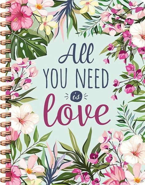 All you need is love! spiraalboek (lijnen)