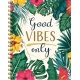 Good Vibes Only - Spiraalboek (Lijnen)