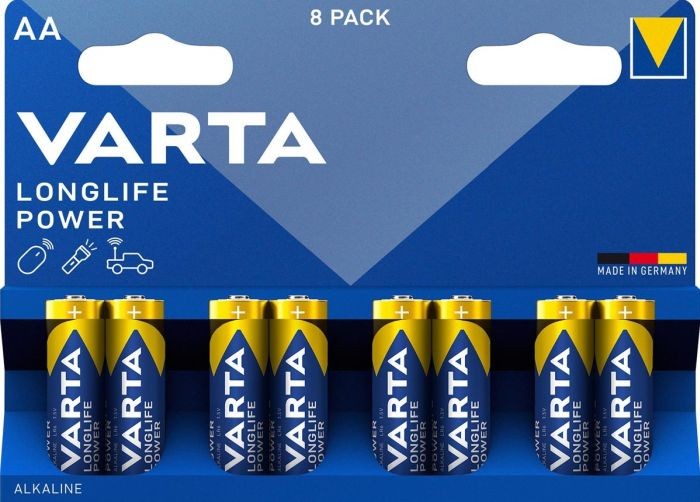 Batterij Varta high energy 8xAA