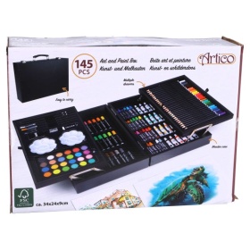 Vergroot Kunst- En Schilderkoffer Super 145-delig Kunst- En Schilderkoffer Super 145-delig
