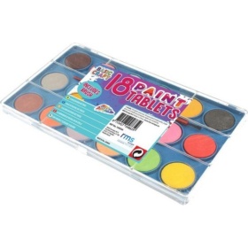 Vergroot Waterverftablet 18 Kleuren Waterverftablet 18 Kleuren