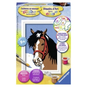 Vergroot Ravensburger schilderen op nummer paardenblik Ravensburger schilderen op nummer paardenblik
