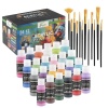Bekijken Plakkaatverf Acrylic Set Compleet 24x59ml+12 Kwasten