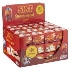 Vergroot Sint Cadeau Stickers 50 Stuks Sint Cadeau Stickers 50 Stuks