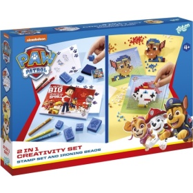 Vergroot Paw Patrol Totum 2in1 Strijkkralen En Stempels Paw Patrol Totum 2in1 Strijkkralen En Stempels