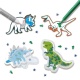 Ses Dino Sticker Maken