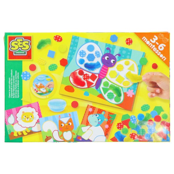 Ses Kleuren En Materialen Sorteren afbeelding