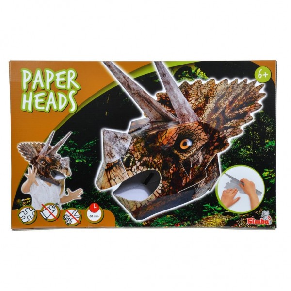 Simba Papier Kop Triceratops 48 simba kopen in de aanbieding