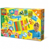SES Ik Leer Knippen Mega Set Inclusief Veilige Schaar
