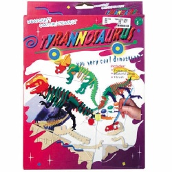 Knutselset dino 3 ass.