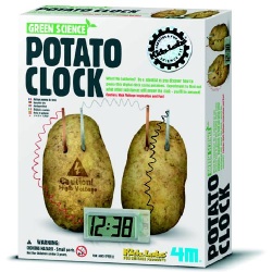 Hobbydoos aardappel klok