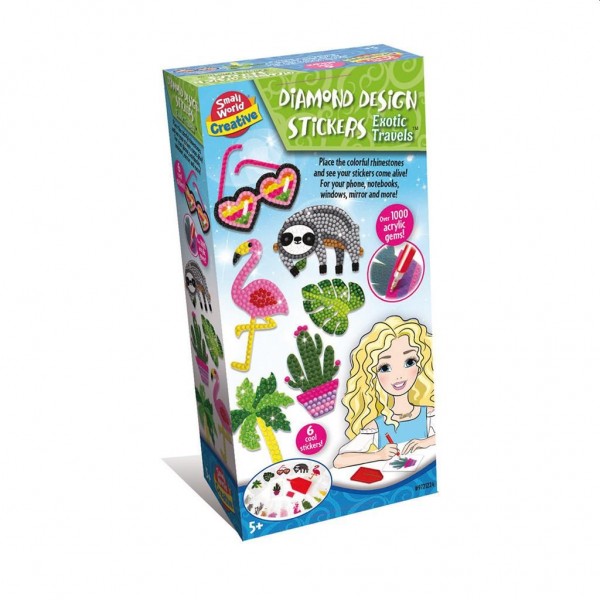 Hobbydoos Diamant Stickers Maken Exotische Reizen