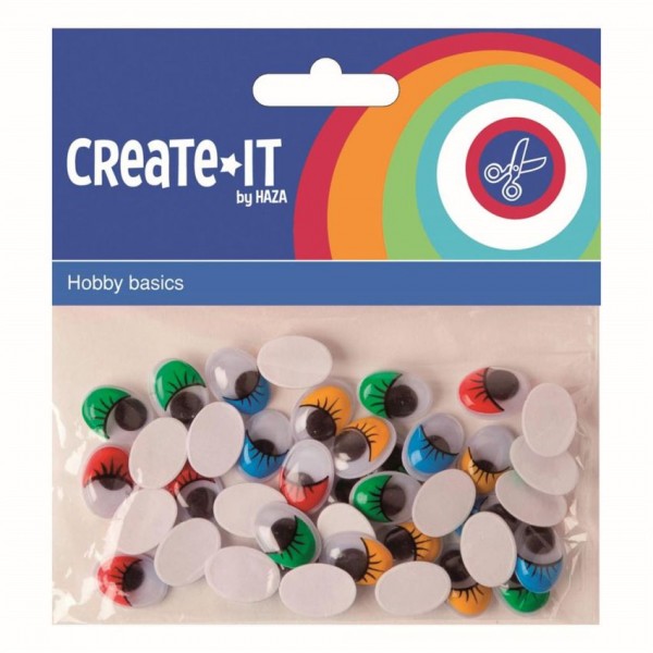 Create-It! Bewegende Ogen Wimpers 40 stuks