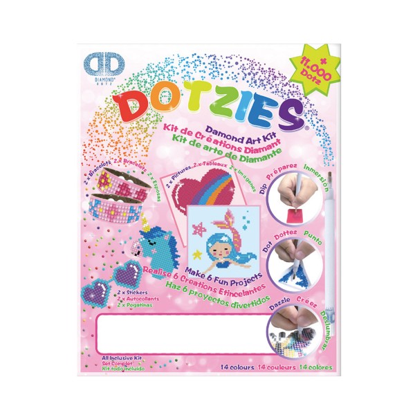 Dotzies Diamond Art Kit Roze