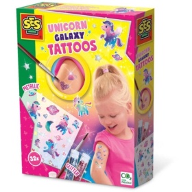 Vergroot Ses Unicorn Galaxy Tattoos Ses Unicorn Galaxy Tattoos