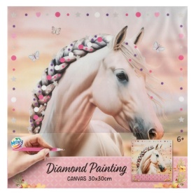 Vergroot Diamond Painting Op Canvas Horse Collection 30x30 Cm Diamond Painting Op Canvas Horse Collection 30x30 Cm